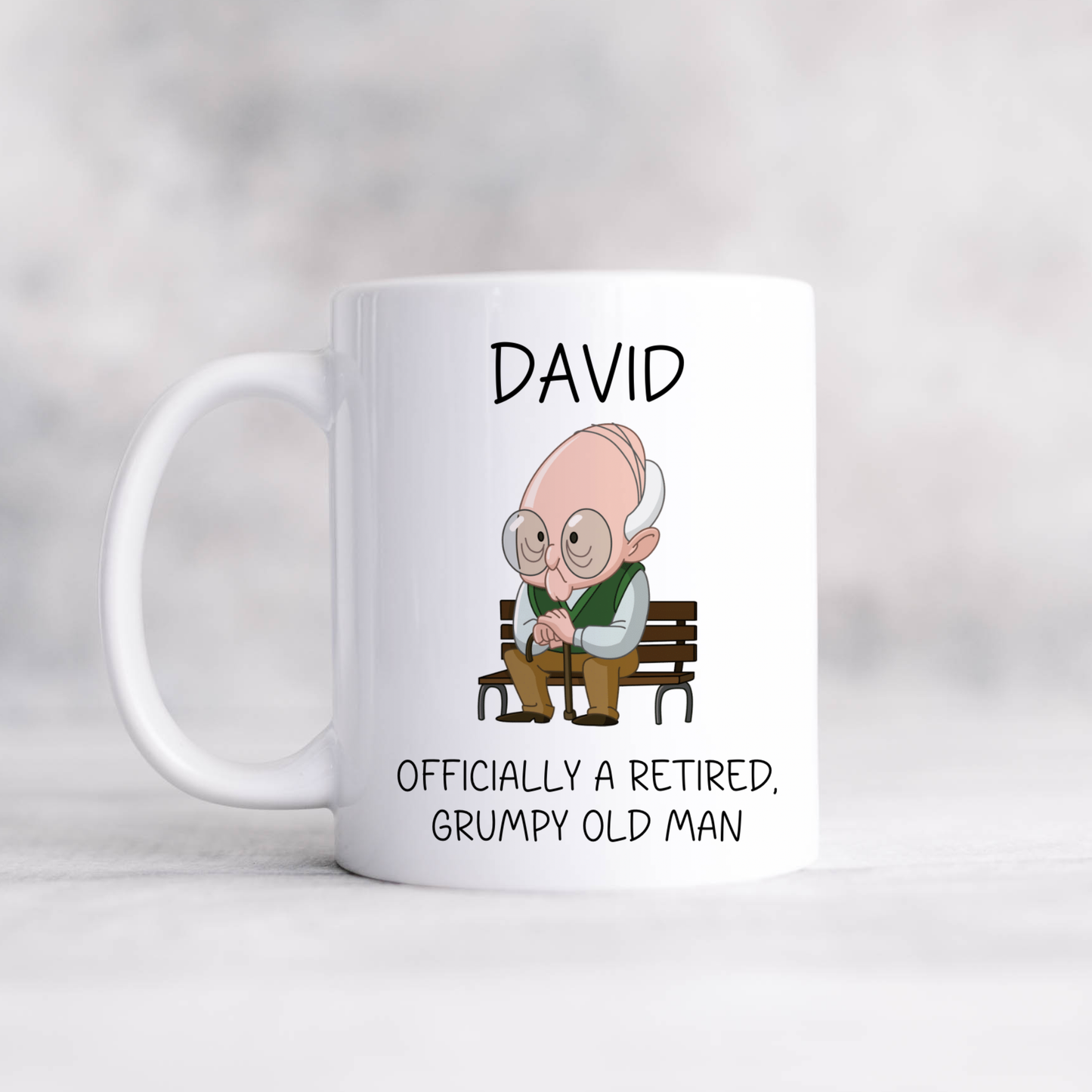 Retirement Gift Old Man Mug