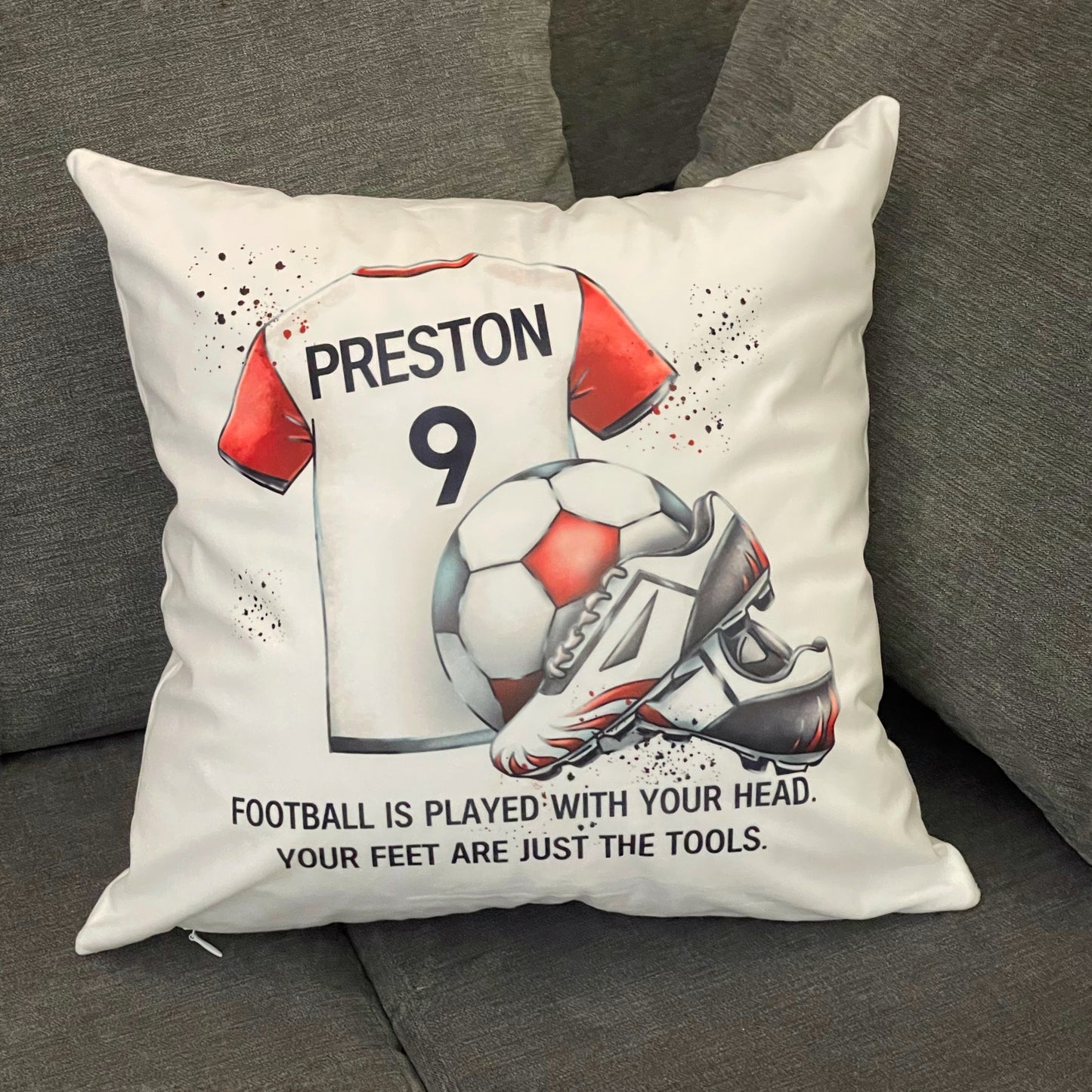 Football Personalised Cushion | Different Colours Available