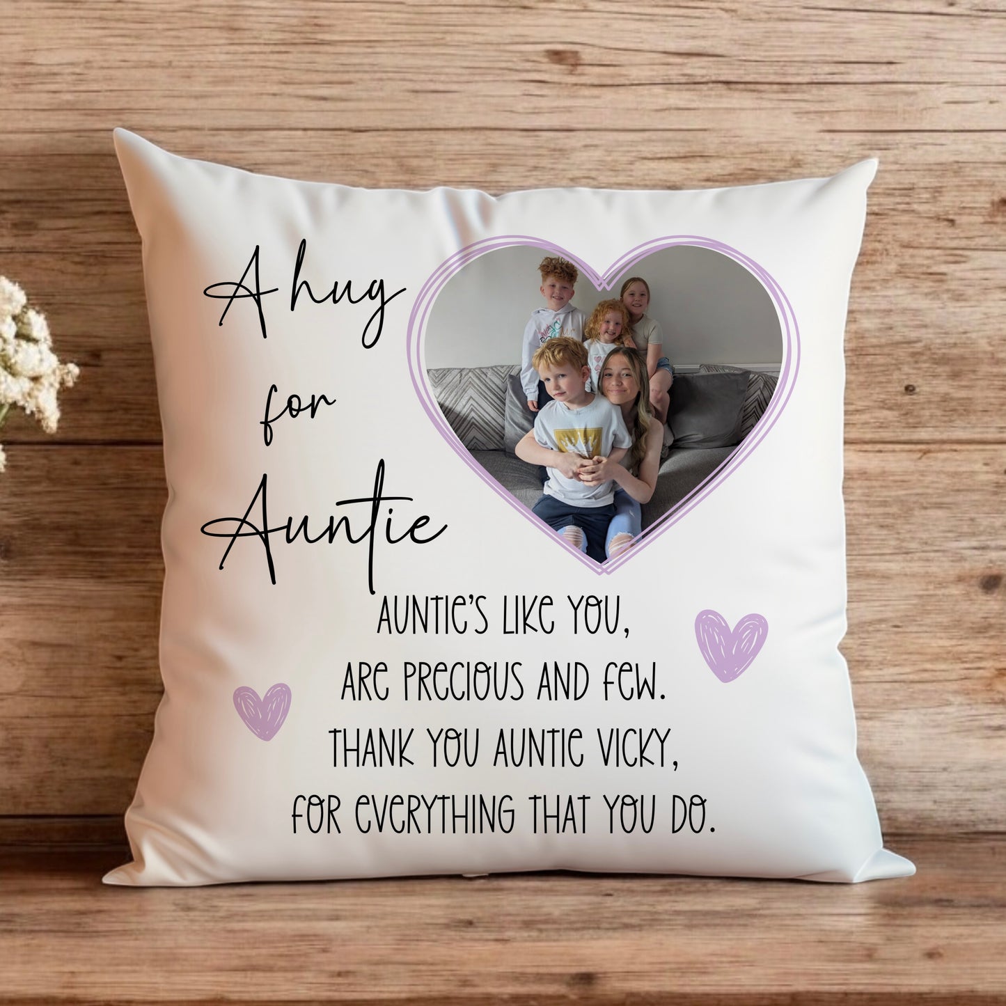 Auntie Gift Aunty Photo Cushion