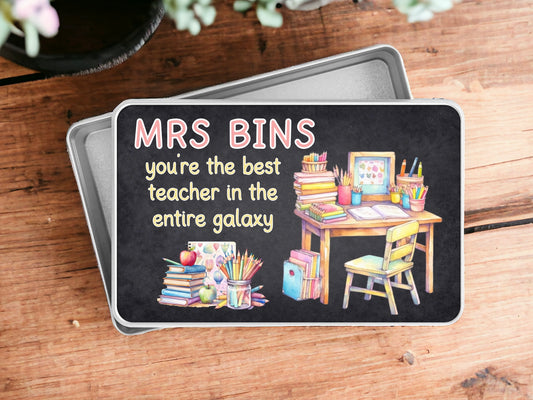 Teacher Snack Tin | End Of School Gift