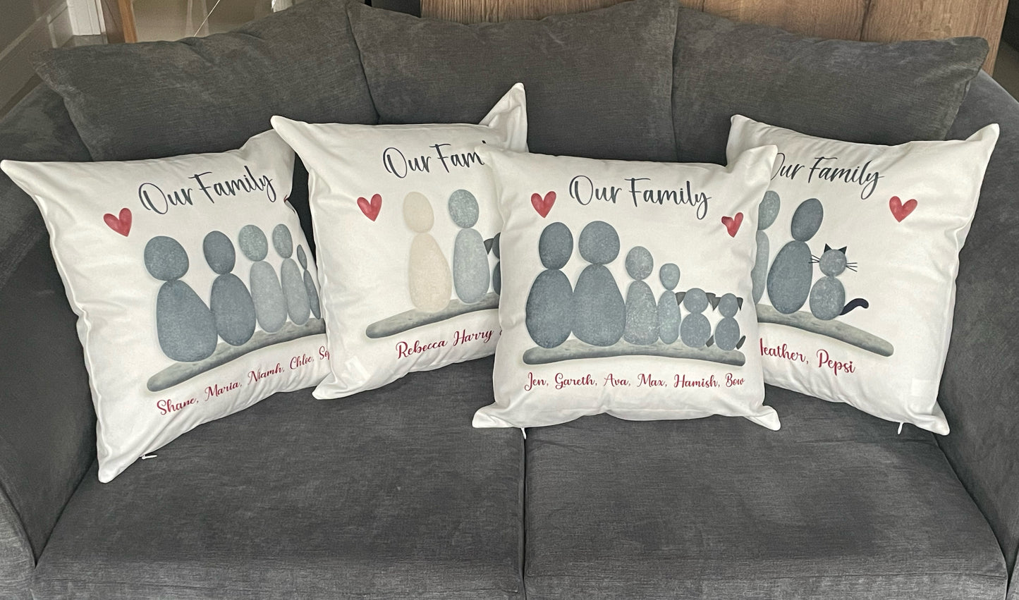 Pebble Family Cushion