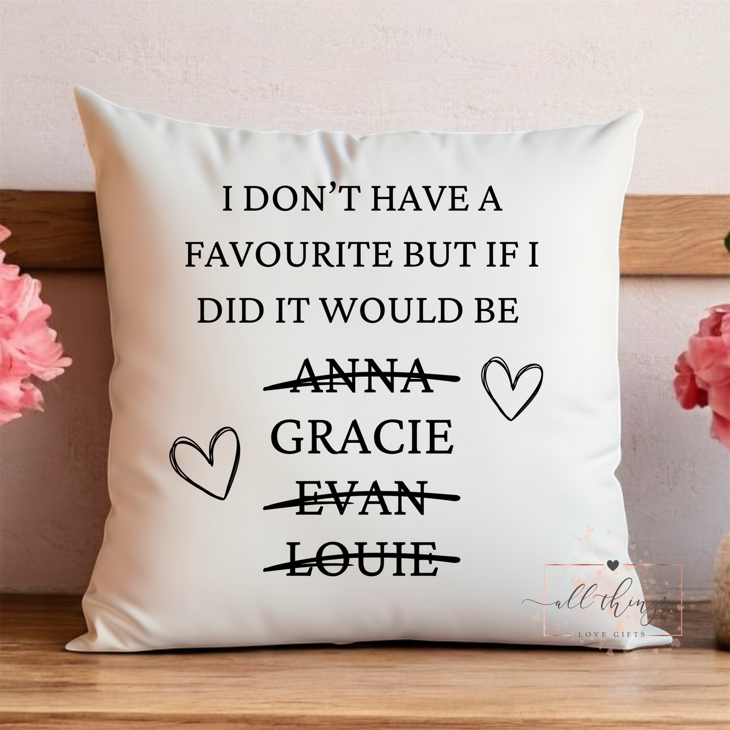 Favourite Child Cushion | Mother’s Day Gift Parent Gift