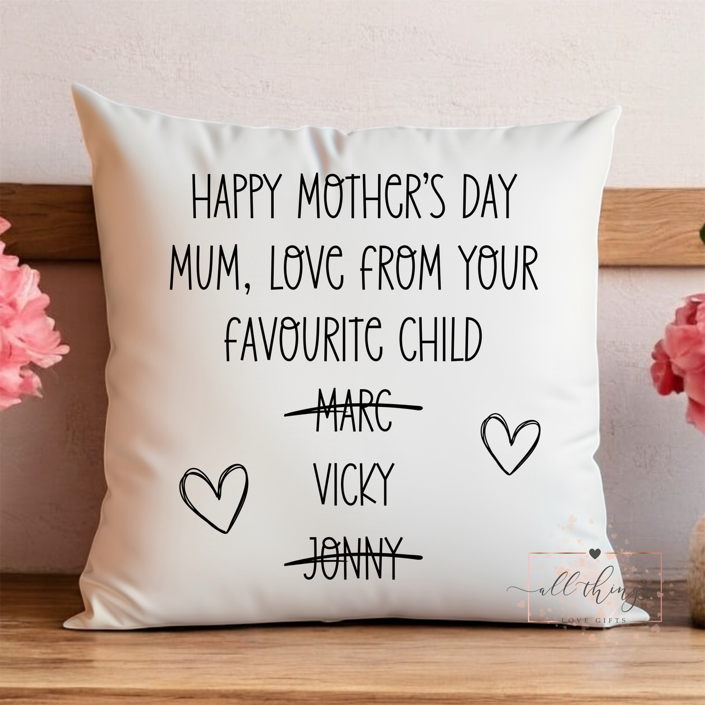 Mother’s Day Gift | Favourite Child Mum Cushion