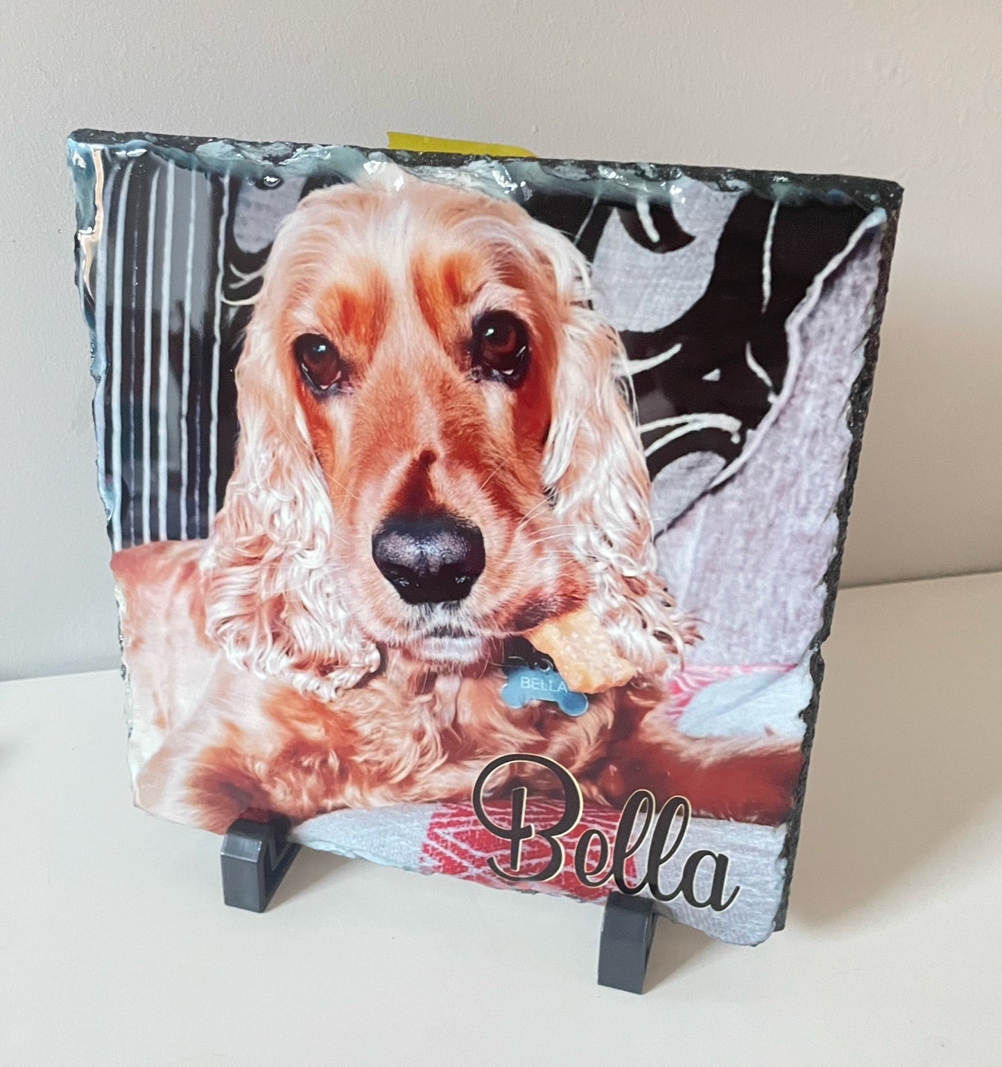 Pet Slate Photo Gift | Rock Slate Personalised Photo