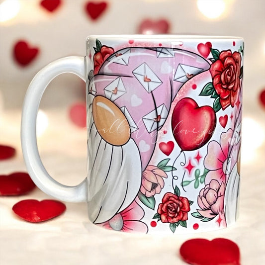 Pink Heart Gonk Mug