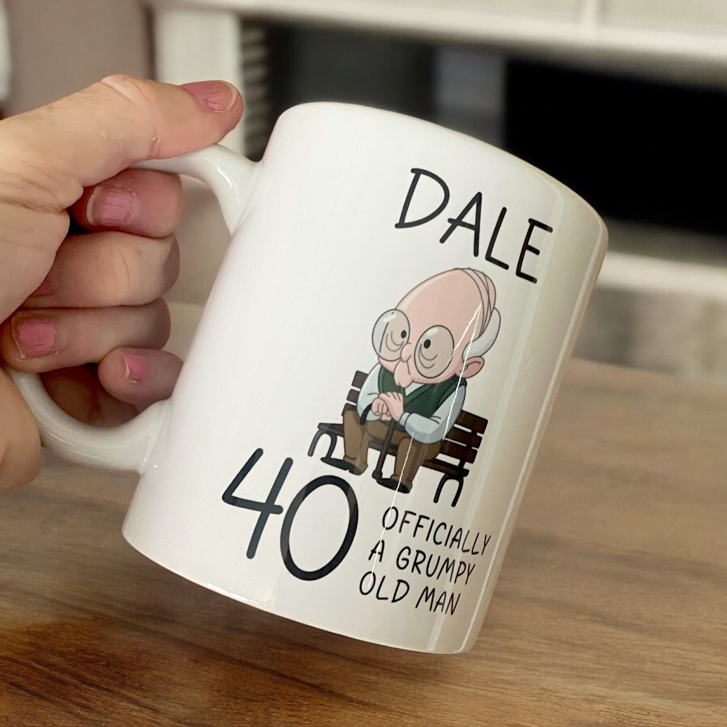 Grumpy Old Man Birthday Mug