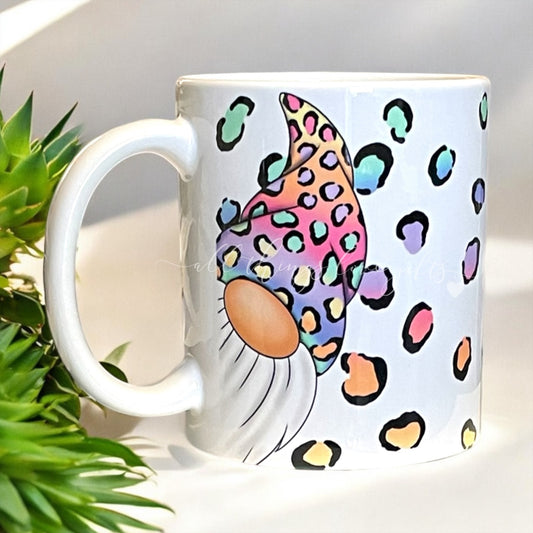 Rainbow Leopard Gonk Mug