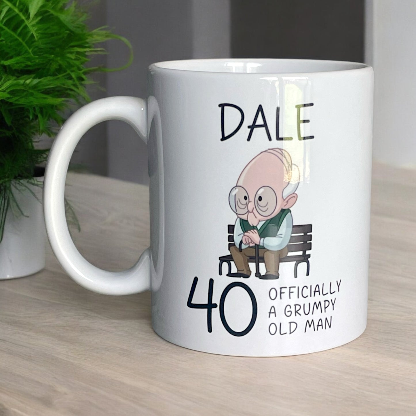 Grumpy Old Man Birthday Mug