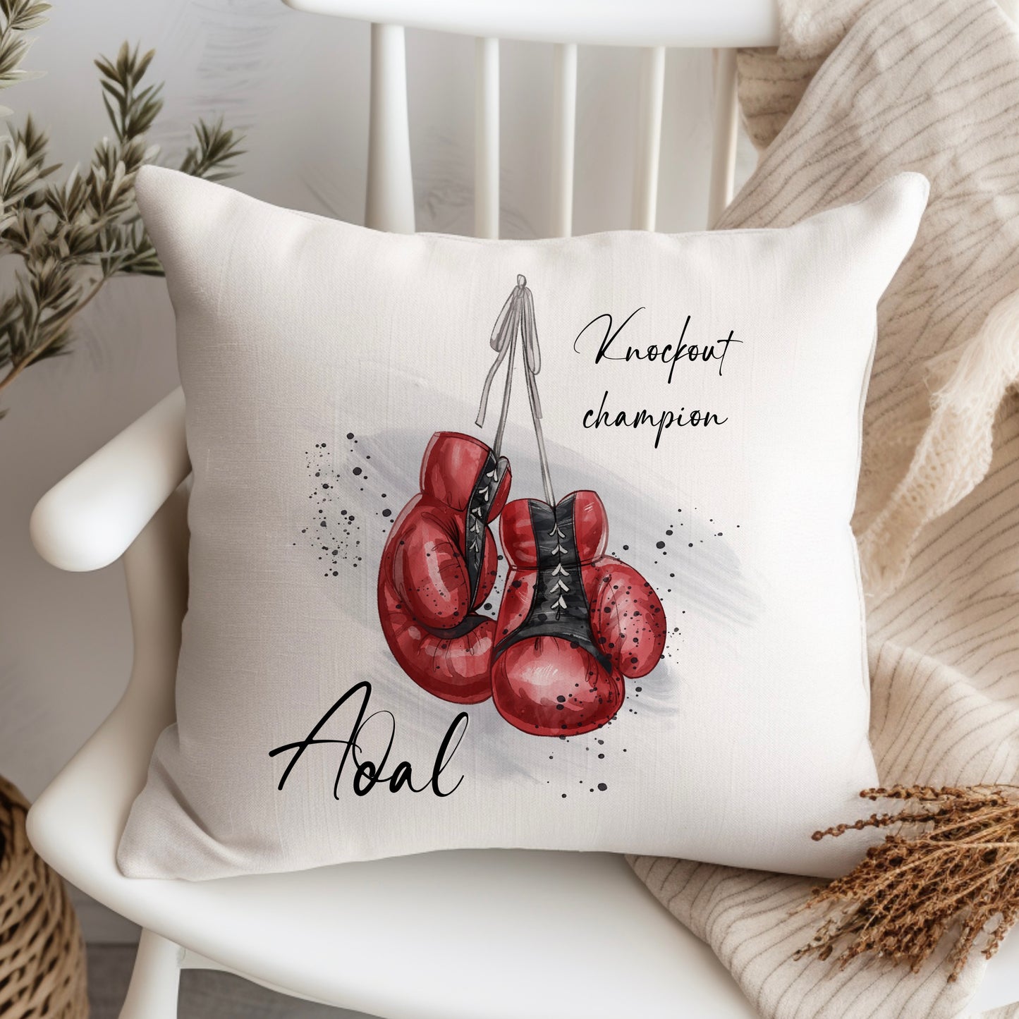 Boxing Gloves Cushion