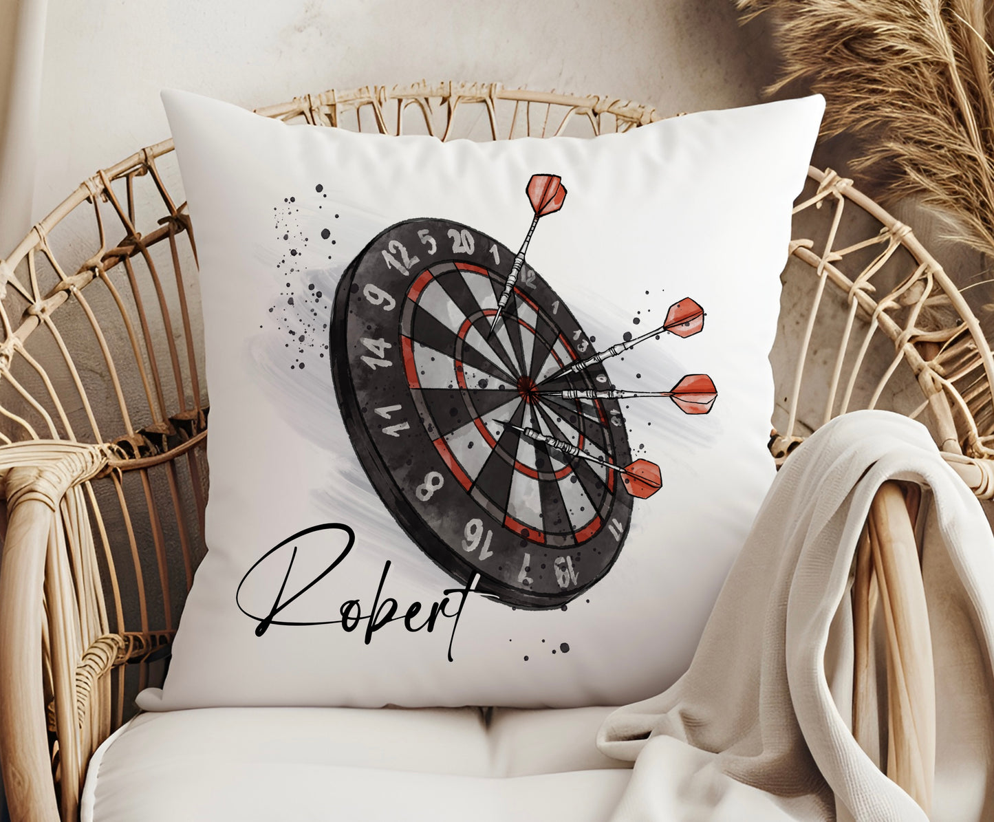 Darts Personalised Cushion