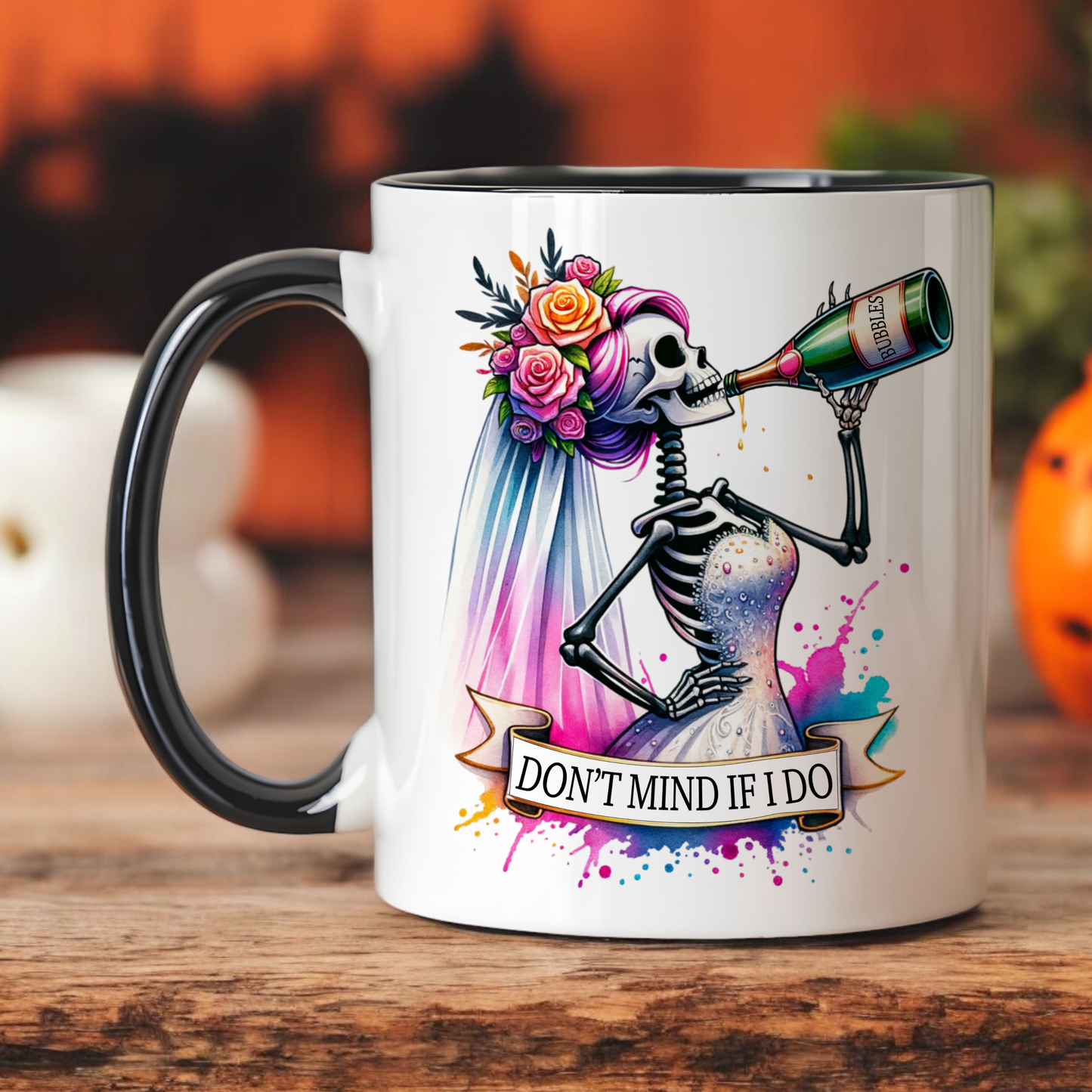 Skeleton Bride Wife Mug