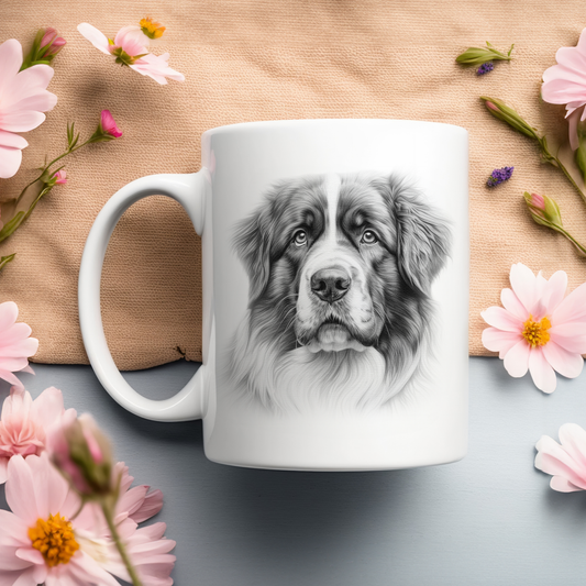 Saint Bernard Sketchy Mug