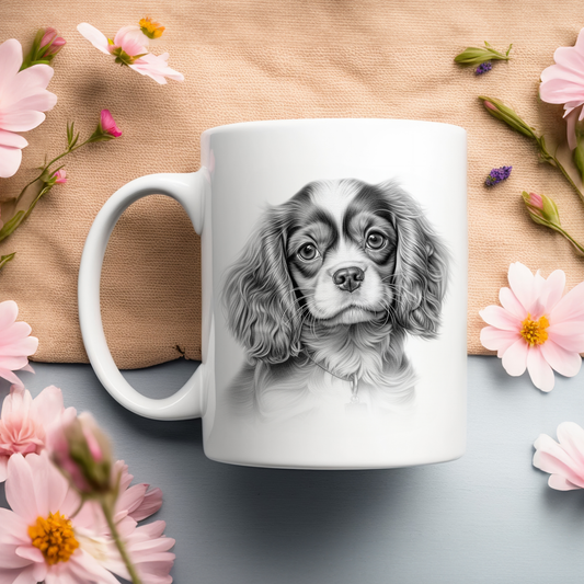 King Charles Sketchy Mug