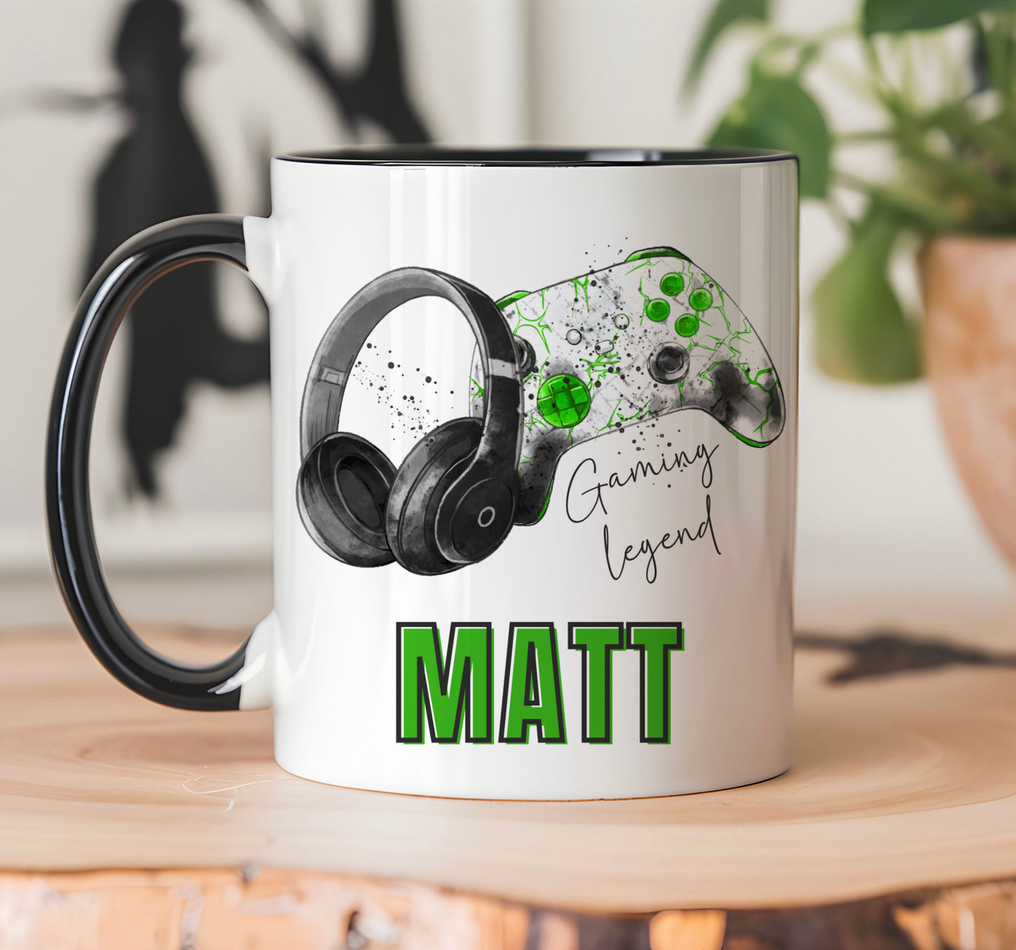 Gamer Controller Headset Mug