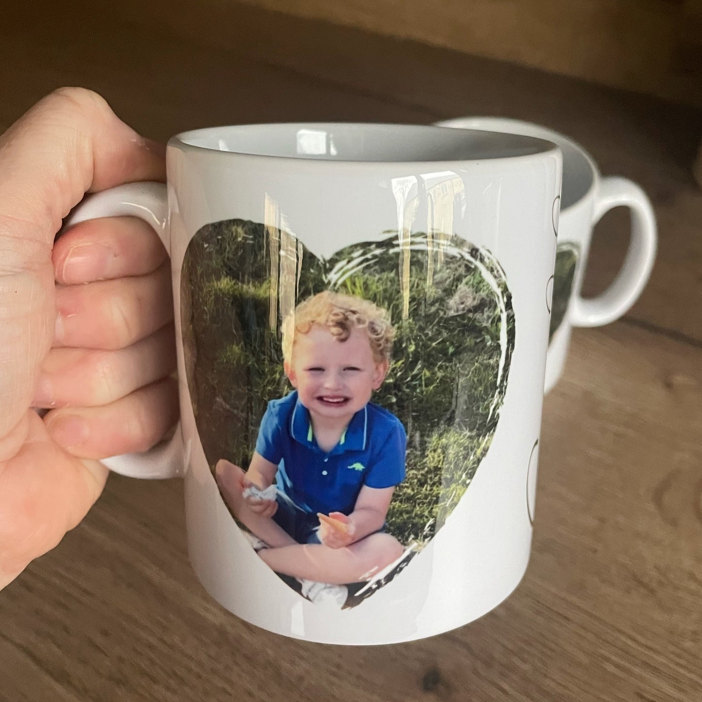 Heart Photo Personalised Mug