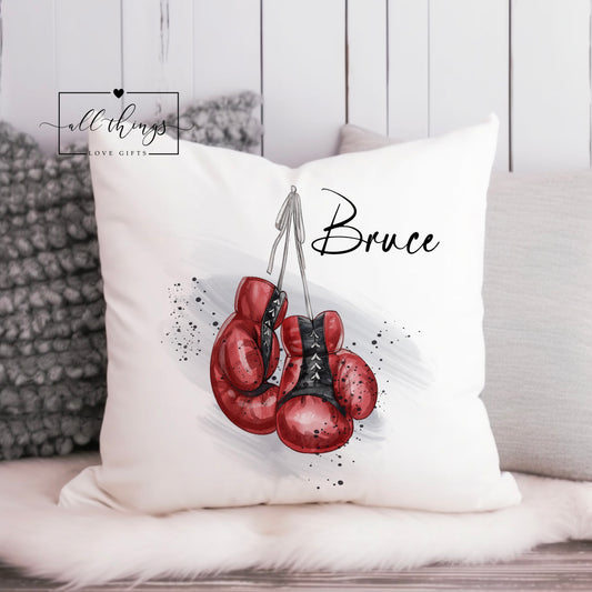 Boxing Personalised Cushion