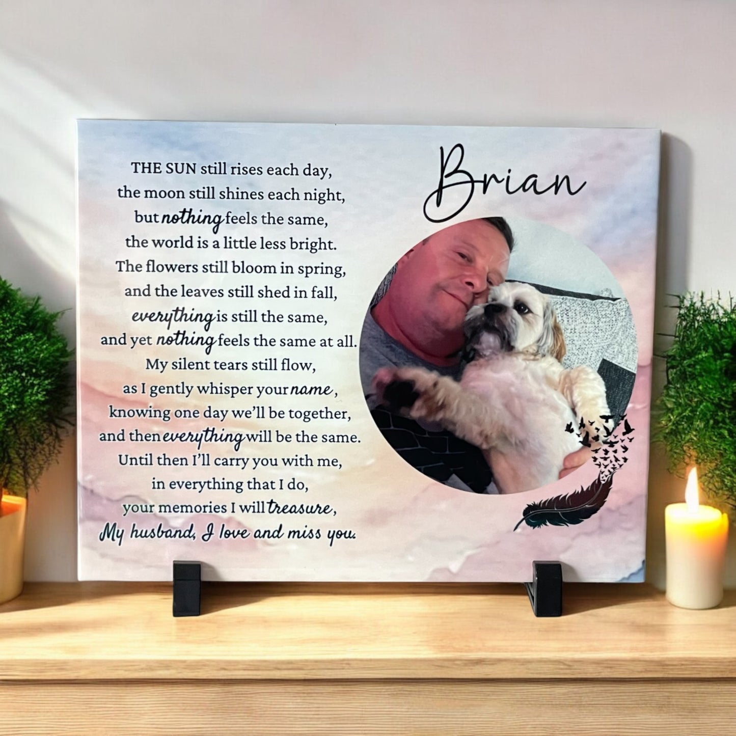 Memorial Photo Tile