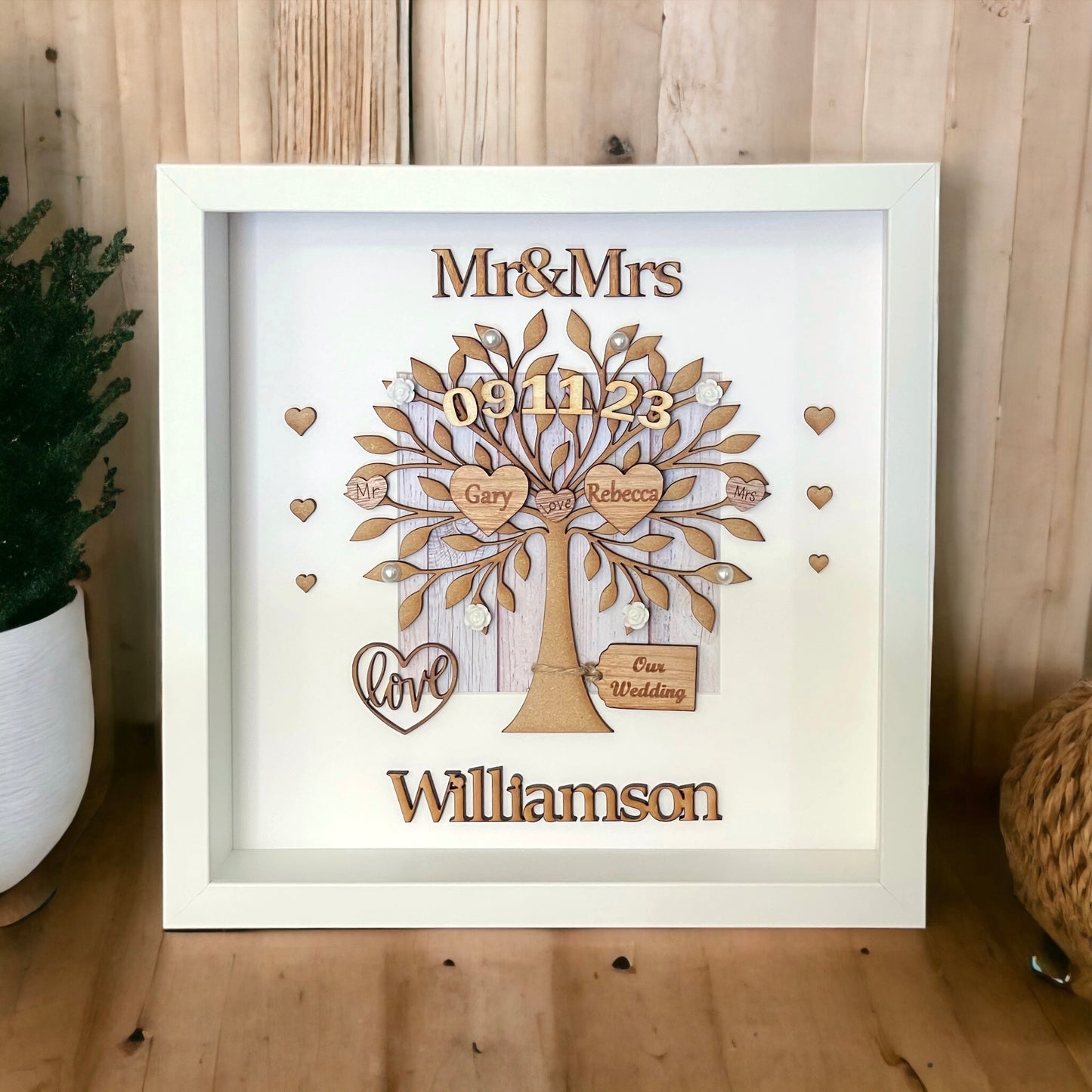 Wedding Gift Personalised Frame