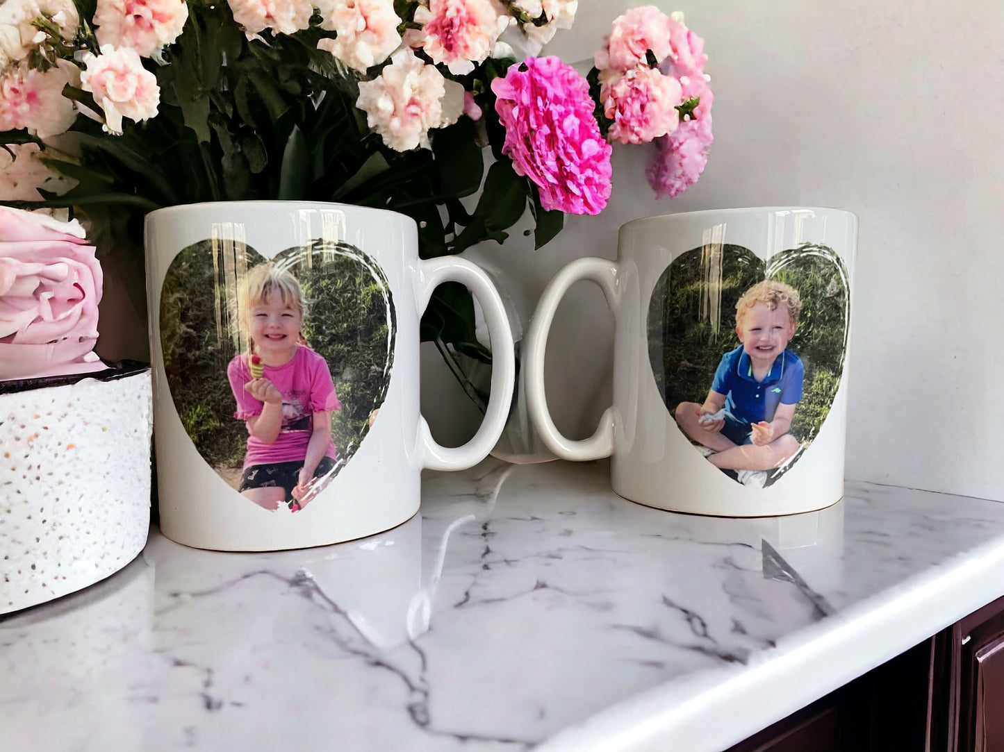 Heart Photo Personalised Mug