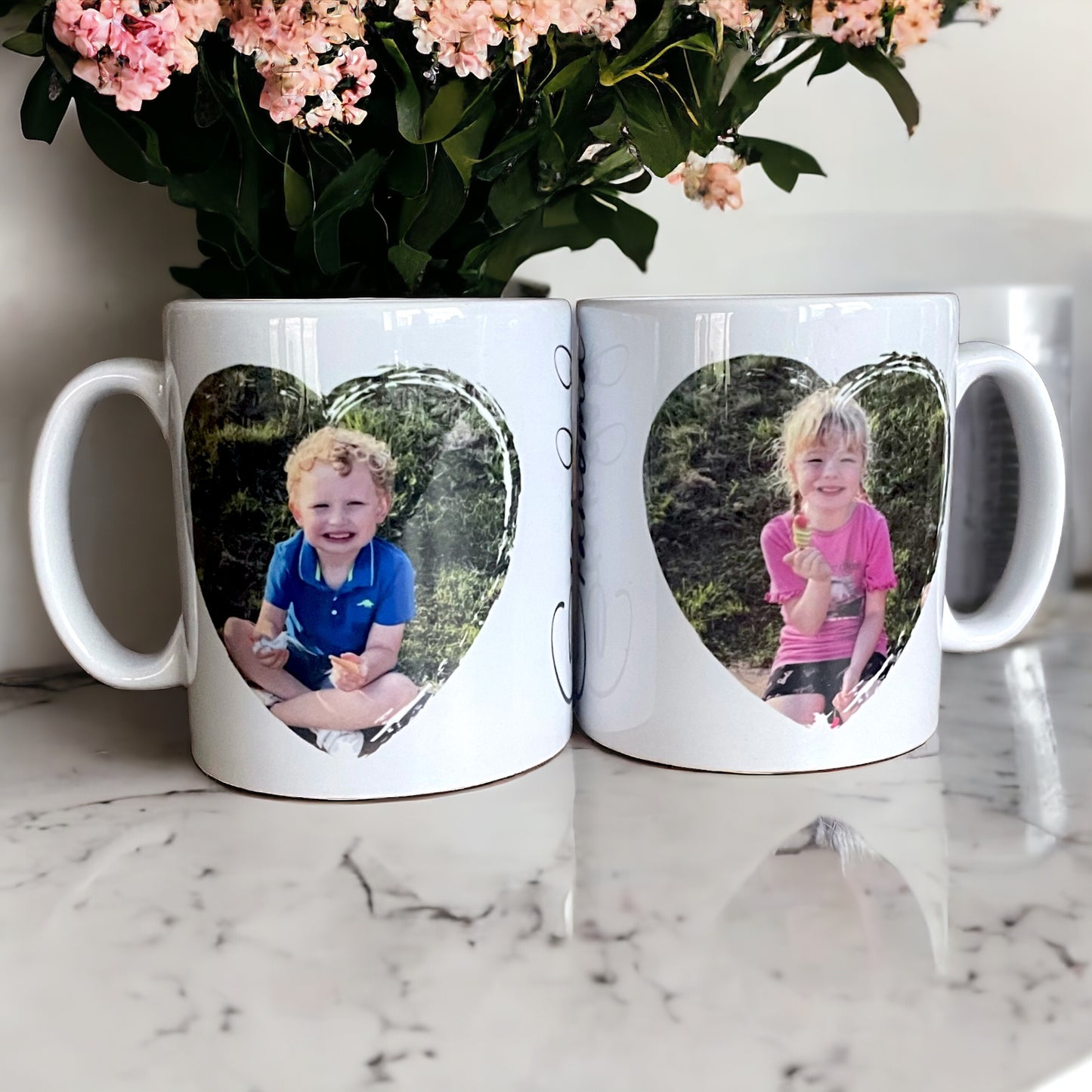 Heart Photo Personalised Mug