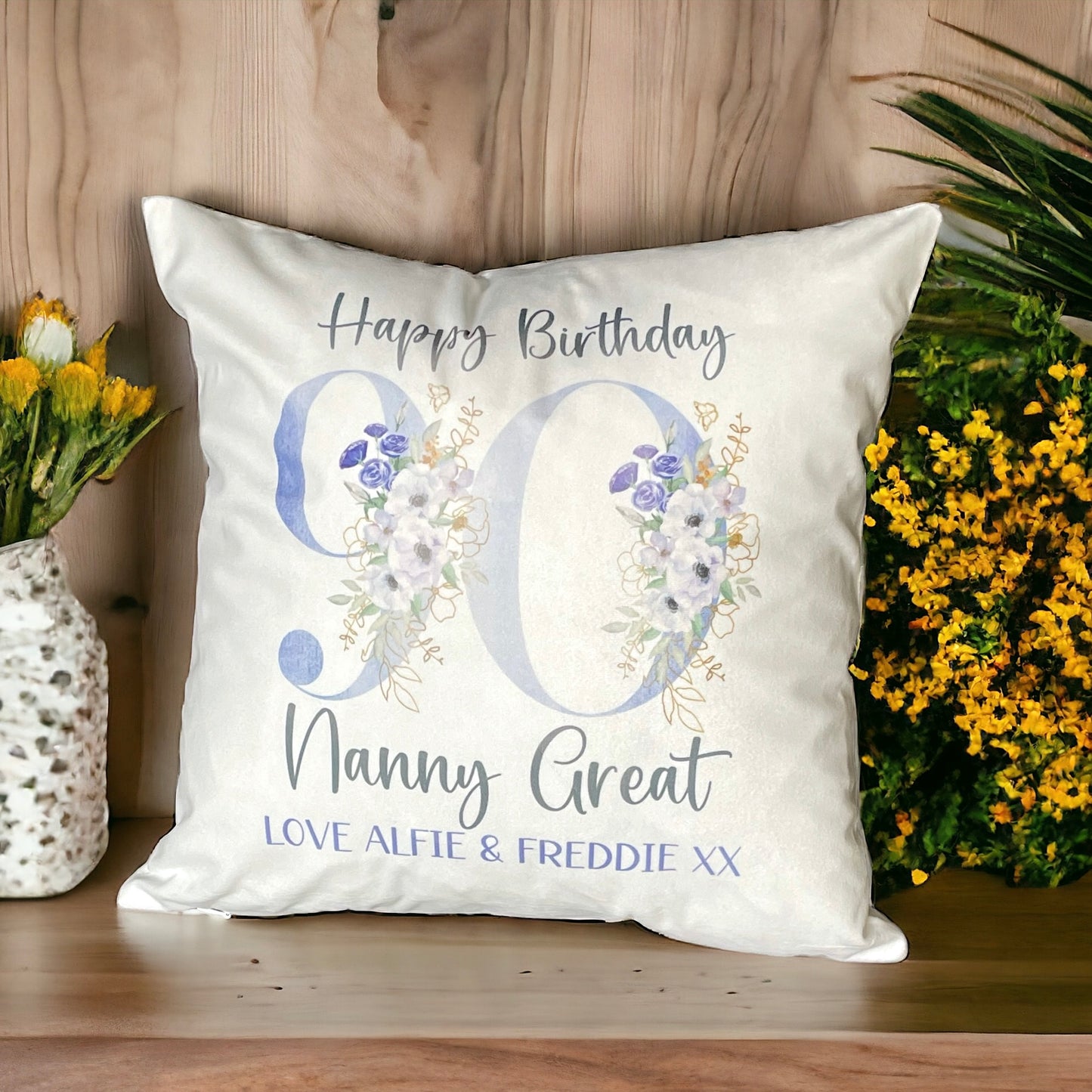 60th Birthday Cushion | Any Age Birthday Cushion