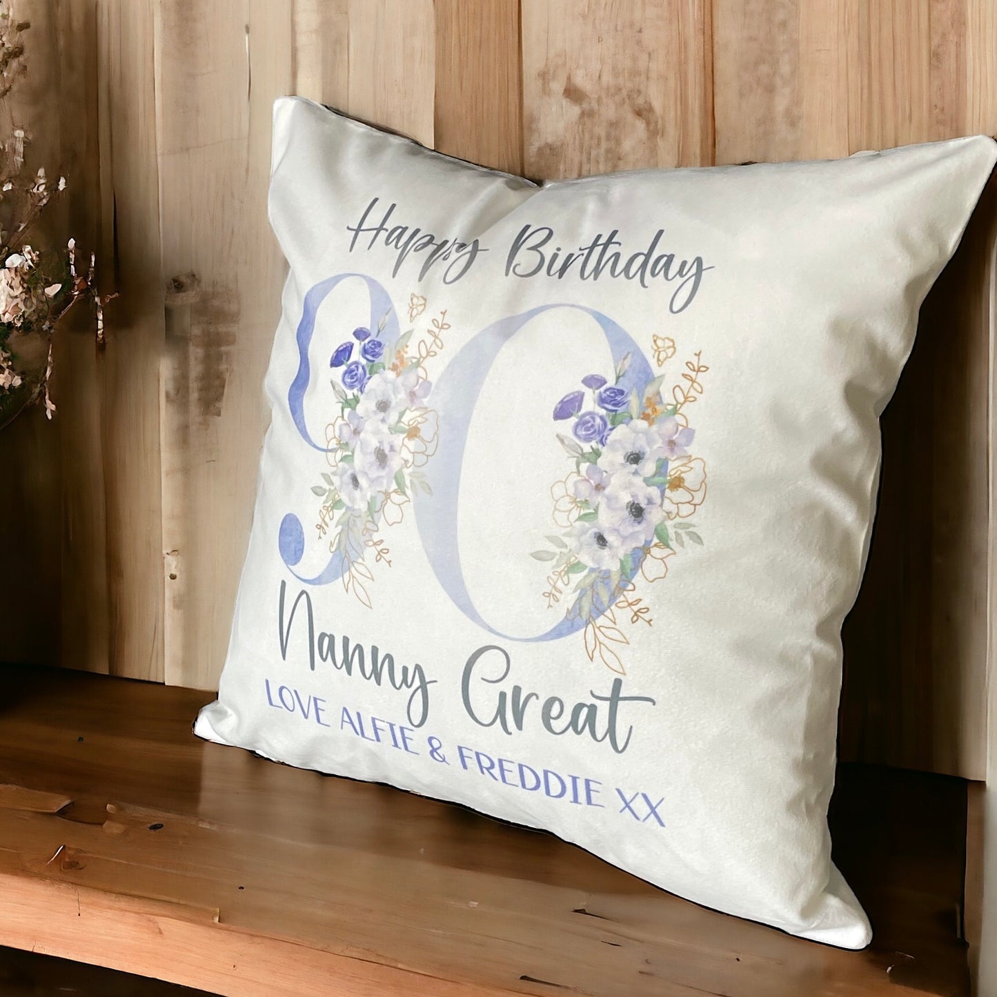 60th Birthday Cushion | Any Age Birthday Cushion