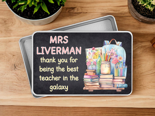 Teacher Snack Tin | End Of School Gift