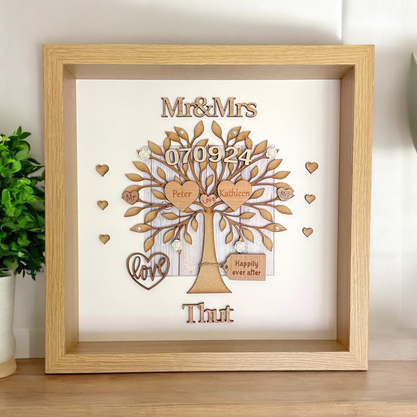 Wedding Gift Personalised Frame