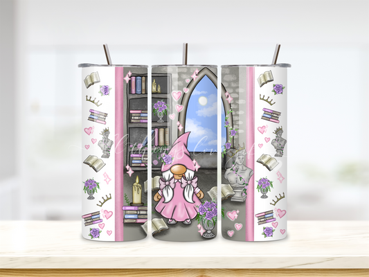 Gonk Book Lover Gnome Tumbler 20oz