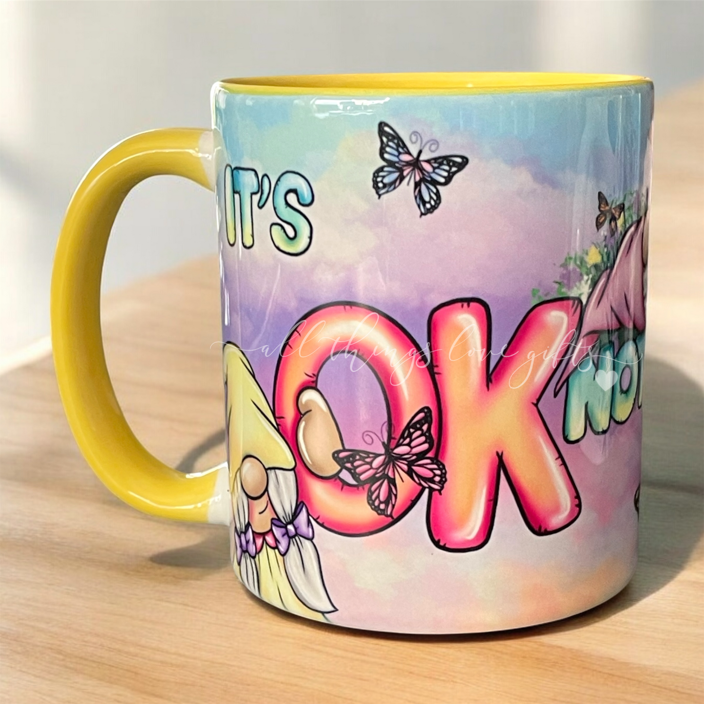 Mental Health It’s Okay Gonk Gnome Mug