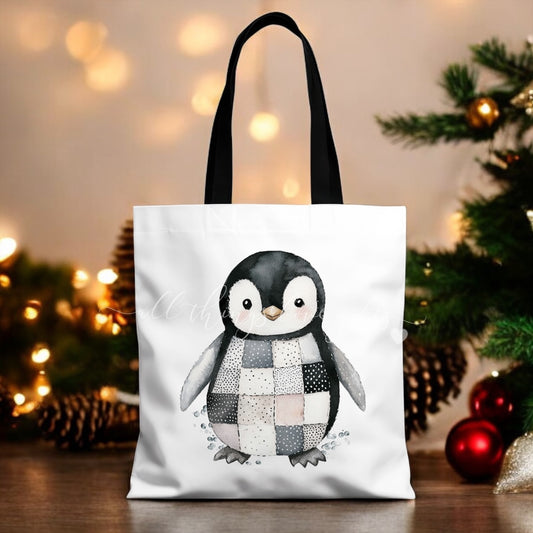 Penguin Shopper Tote Bag