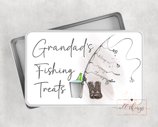 Fishing Tin. Fishing Theme Gift