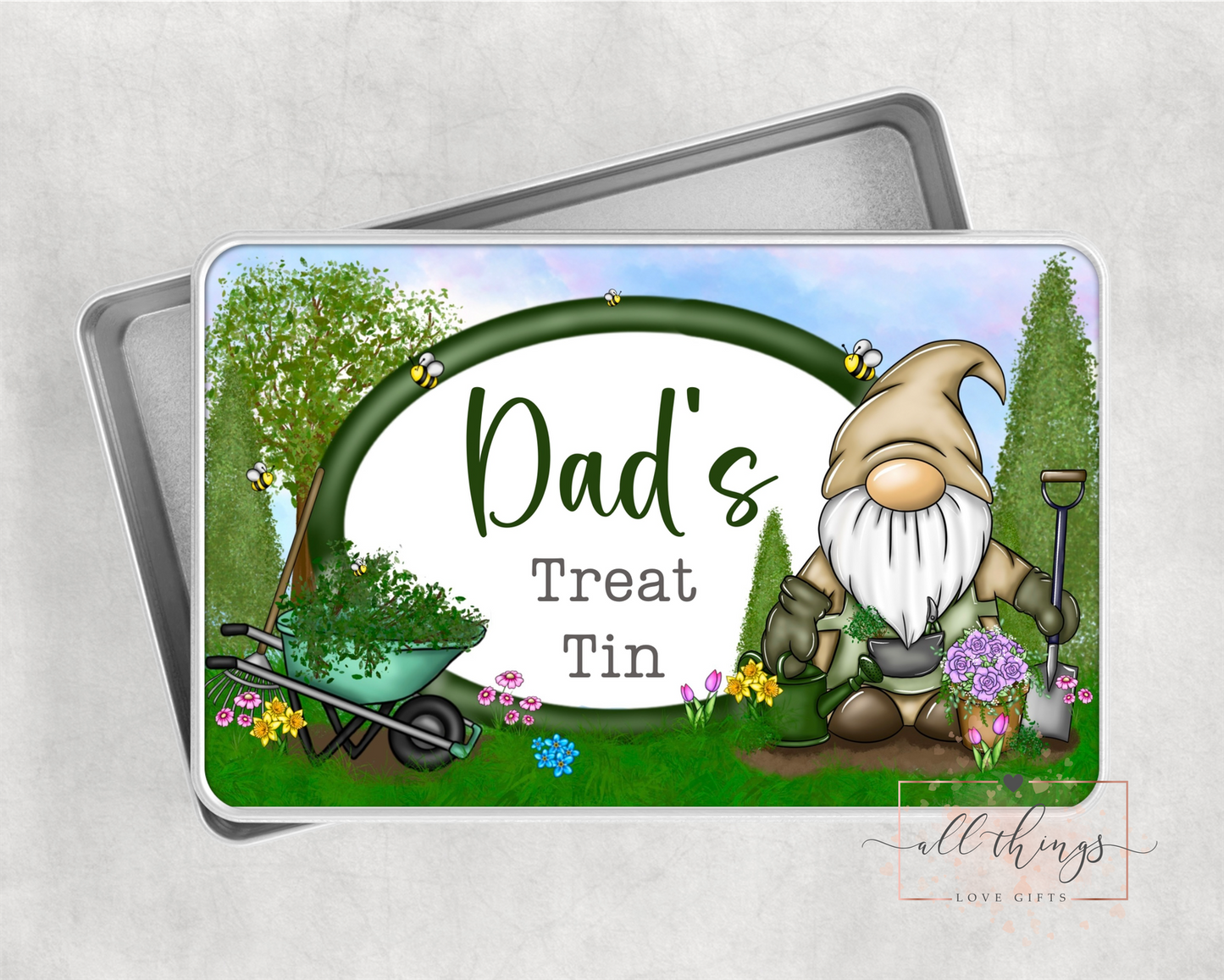 Garden Seed Tin. Gonk Gardening Gift
