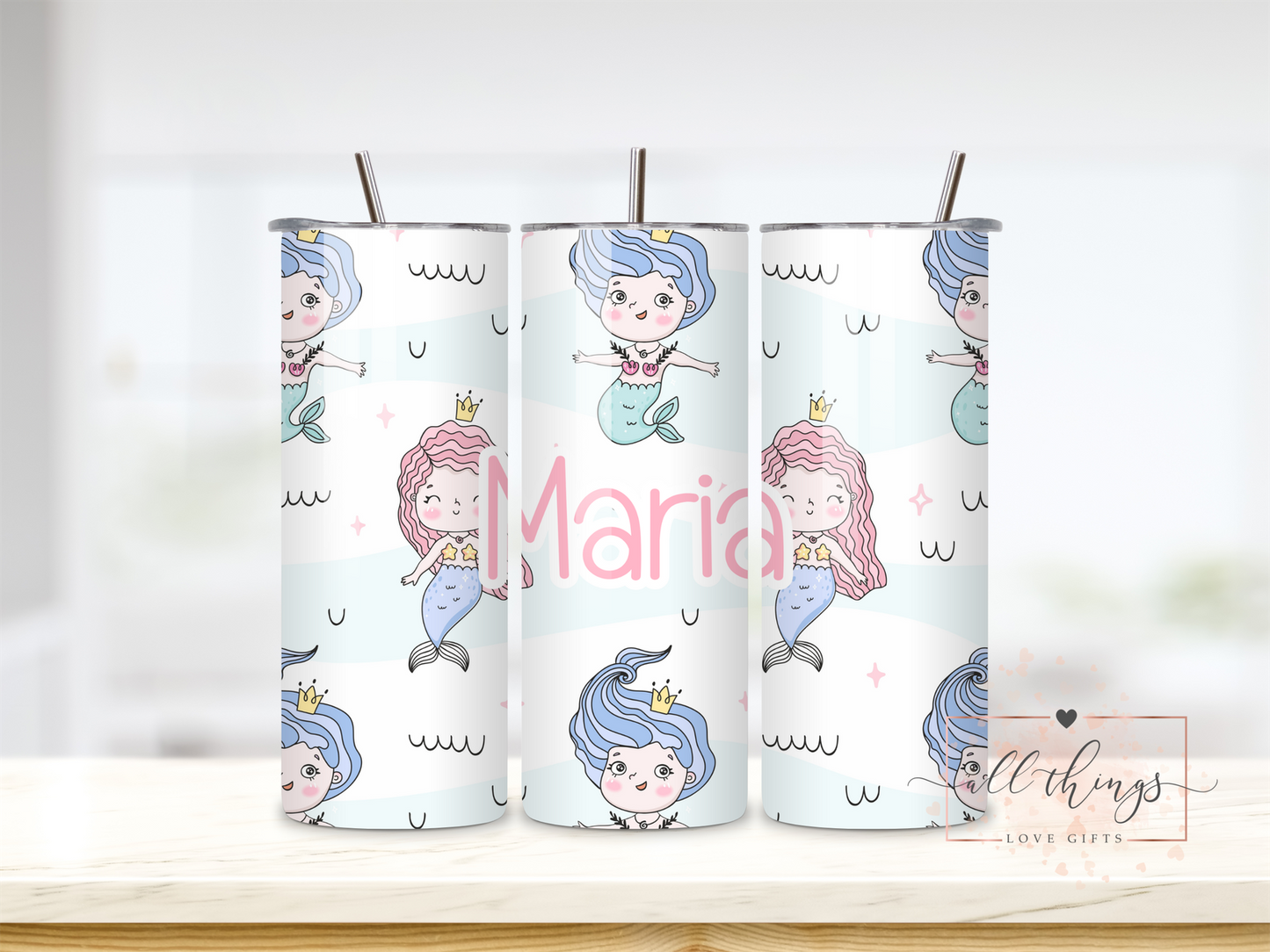 Mermaid Personalised Tumbler