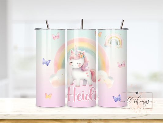 Unicorn Personalised Tumbler