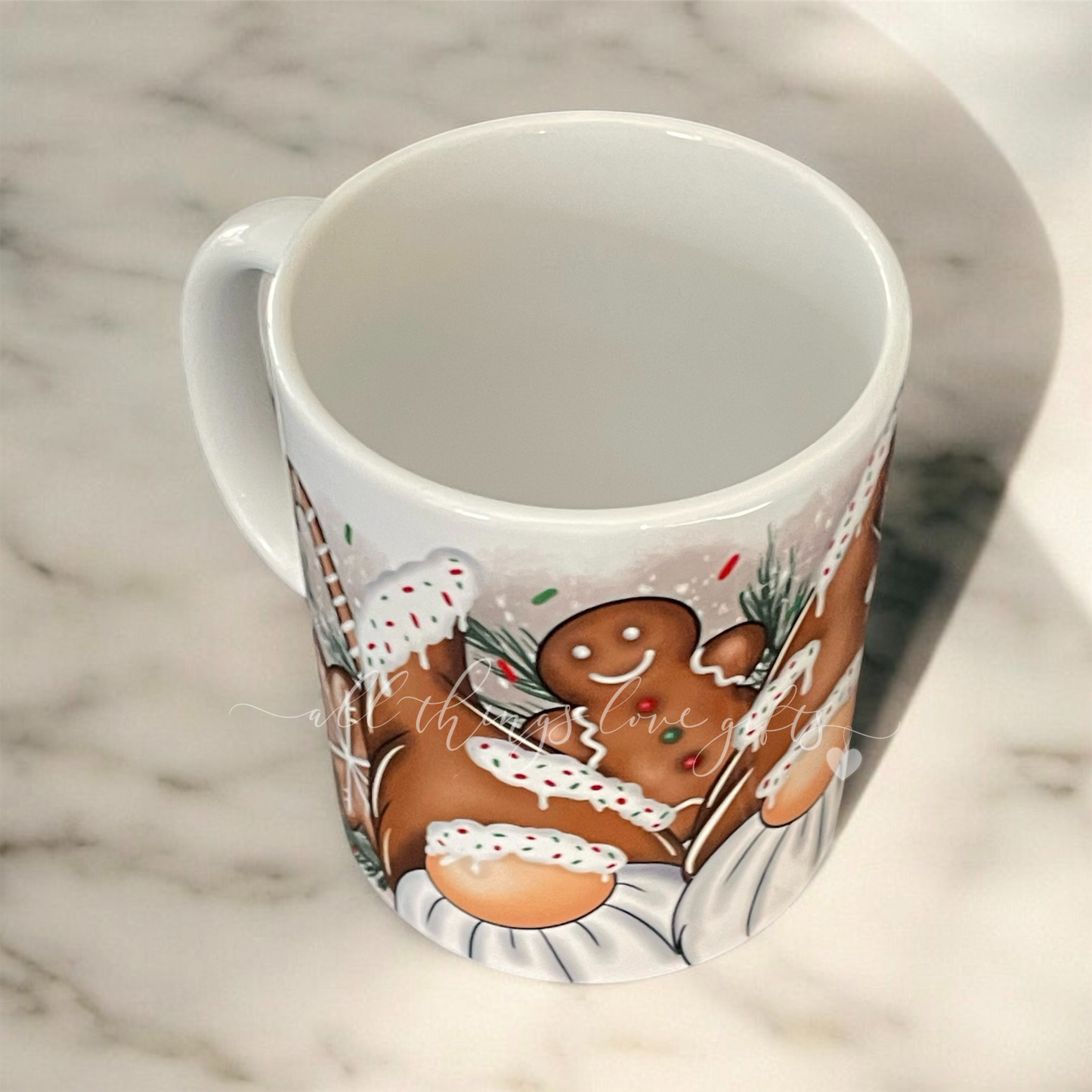 Christmas Gingerbread Gnome Gonk Mug