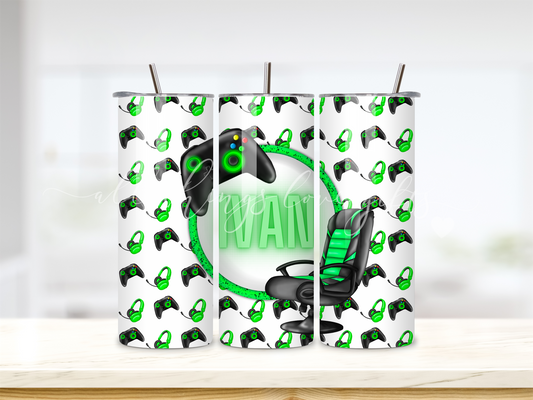 Gamer Green Tumbler