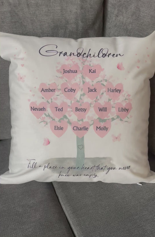 Grandchildren Family Tree Cushion