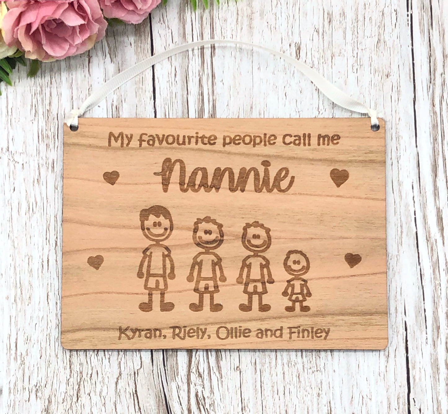 Grandparent Gift Personalised Grandchildren Plaque