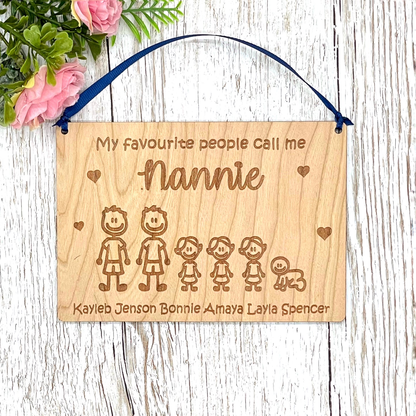 Grandparent Gift Personalised Grandchildren Plaque