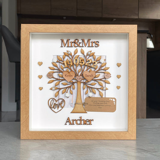 Wedding Gift Personalised Frame | Wedding Frame