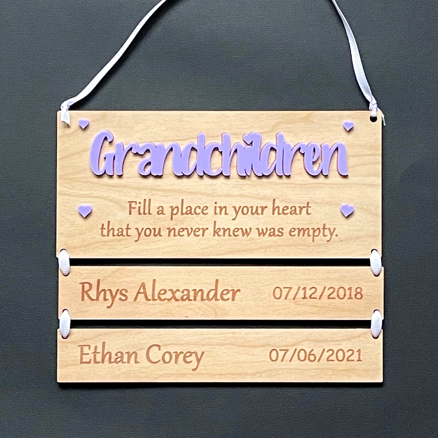 Grandparents Gift | Grandchildren Fill A Place Plaque