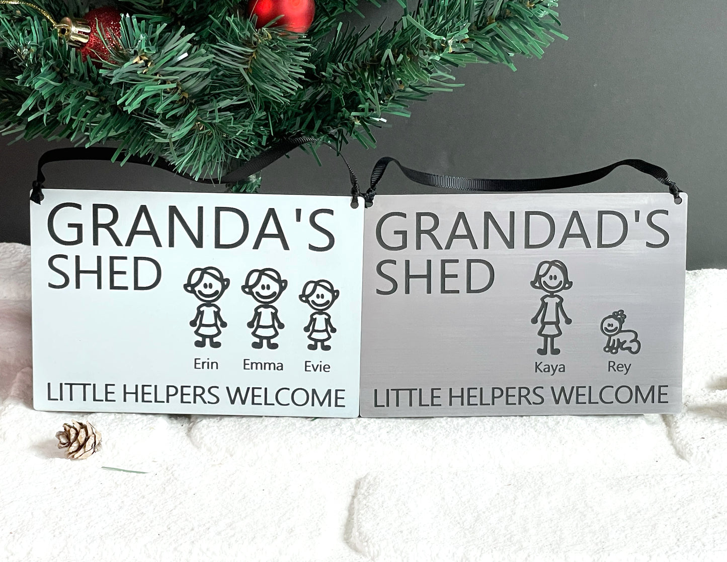 Dad/ Grandad Shed Garden Character Plaque