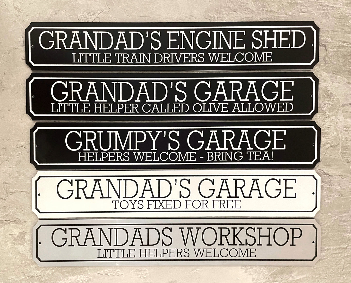 Grandad Dad Shed Garage Personalised Sign