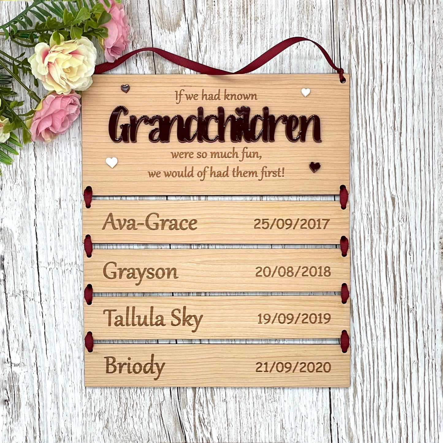 Grandparents Gift | Grandchildren Plaque