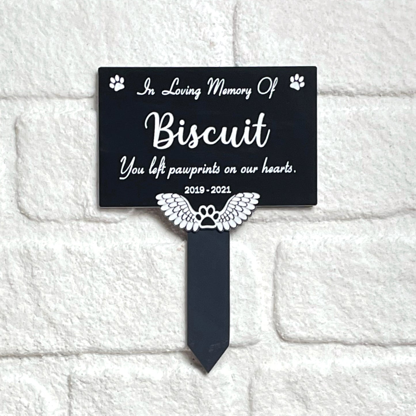 Pet Memorial Personalised Engraved Plaque