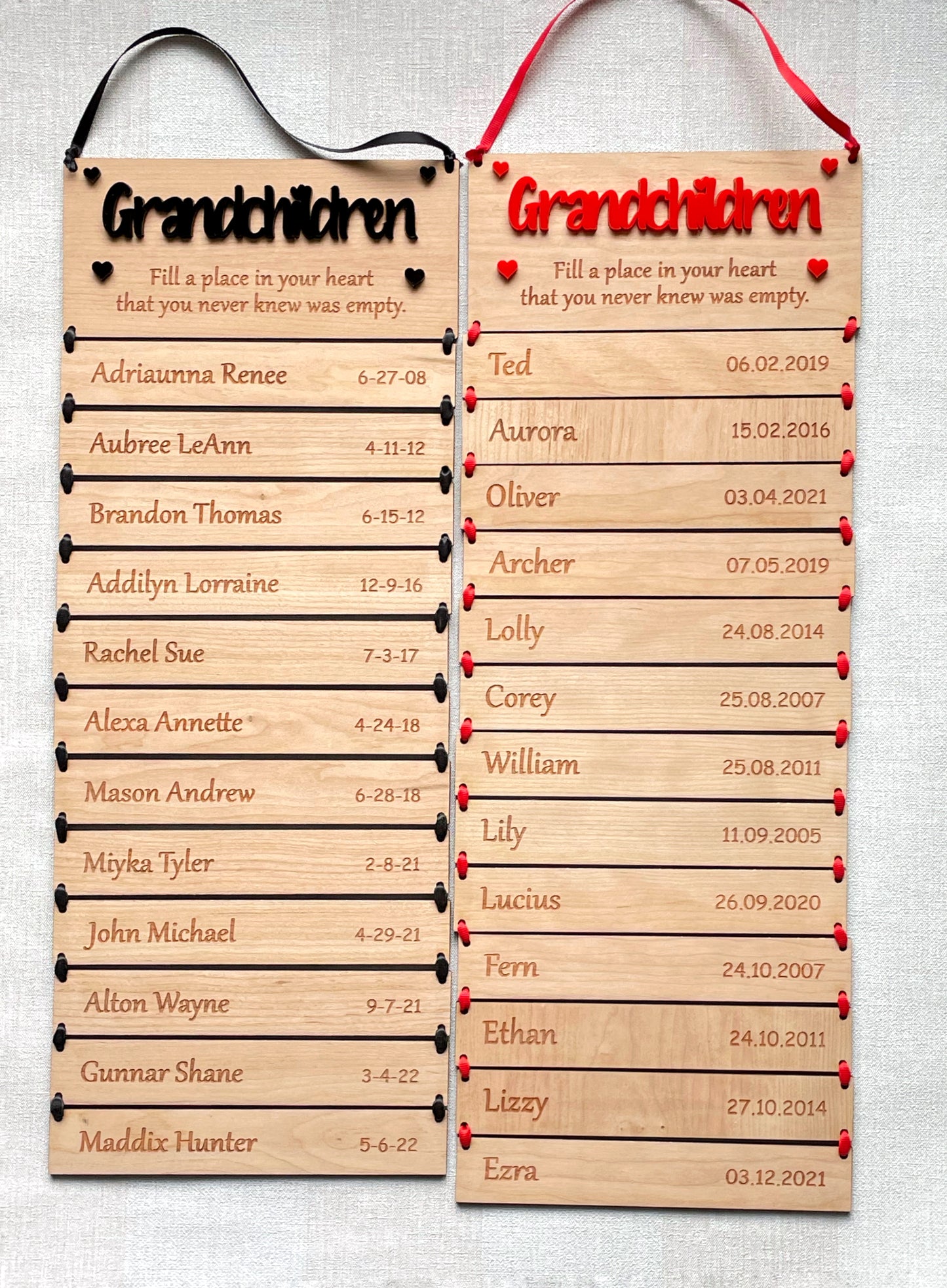 Grandparents Gift | Grandchildren Fill A Place Plaque