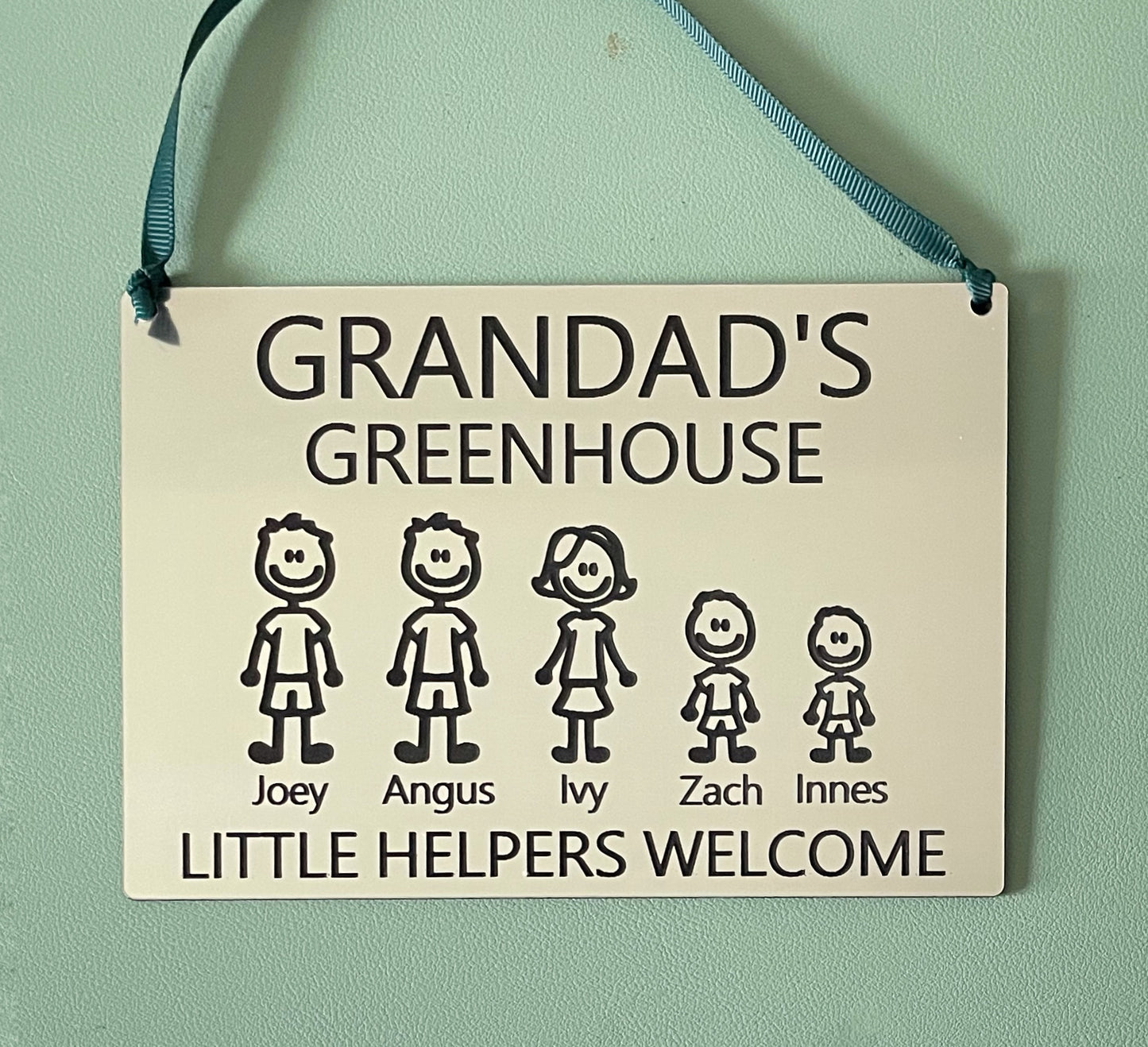 Dad/ Grandad Shed Garden Character Plaque